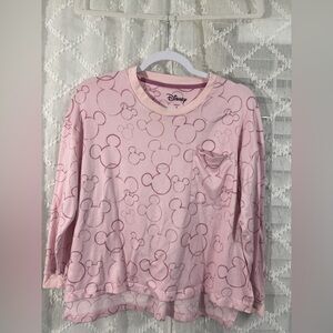 Disney Light Pink Mickey Mouse Top